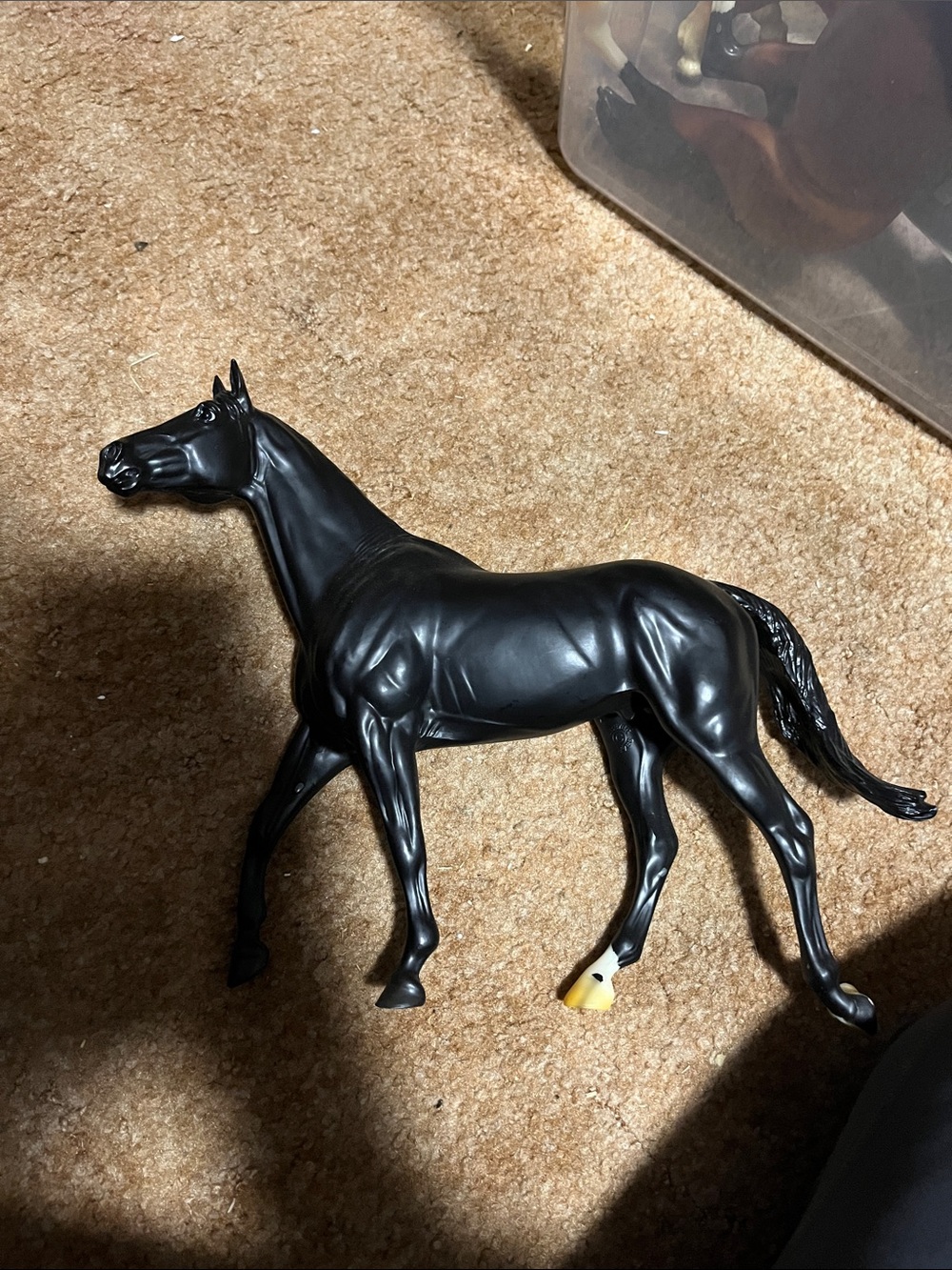 Black Breyer horse